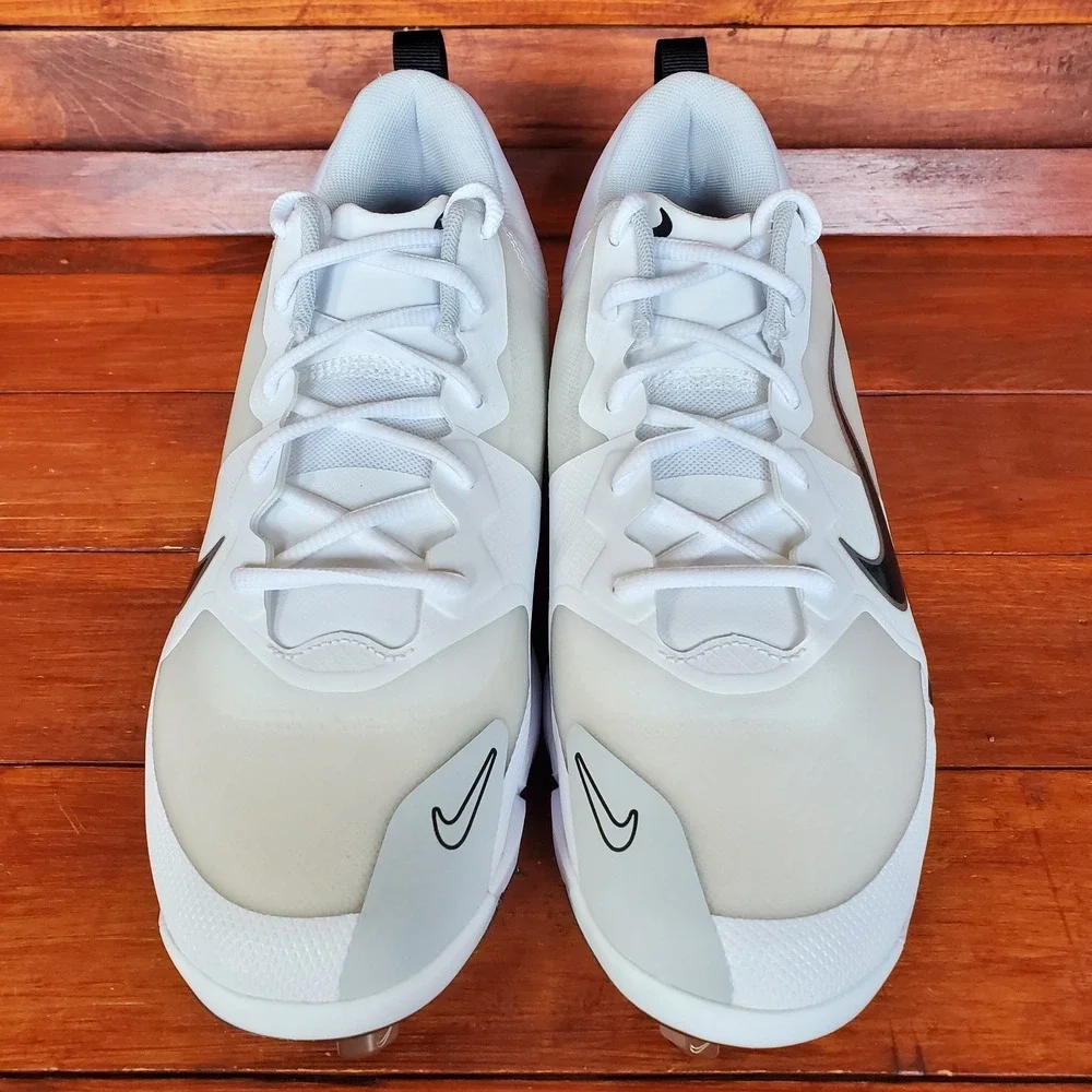 Nike Force Zoom Trout 9‎ Pro Baseball Cleats Men 9.5 White Platinum FB2907-102